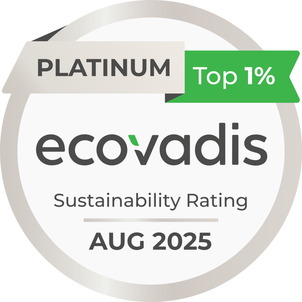 Ecovadis platinum beoordeling Deblick